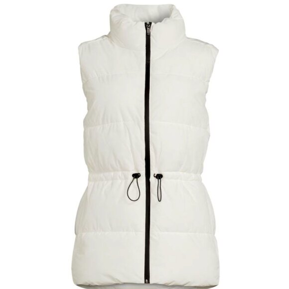 SOLD—Calvin Klein Performance White Quilted Puffer Vest Size Medium - Picture 12 of 12